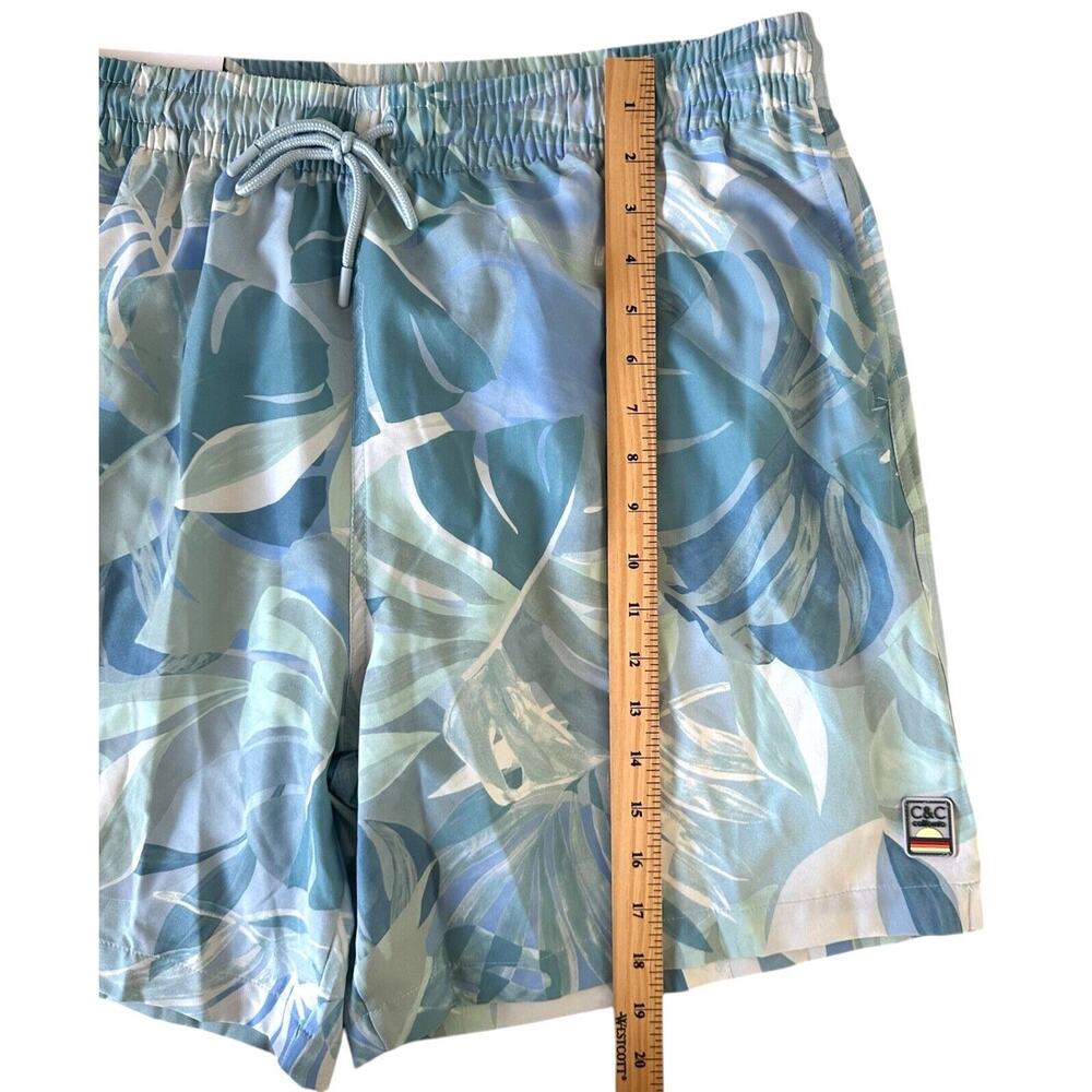 C&C California Men's 2 PCS Swimming Shorts And Polo Top Set Size XL Blue - Picture 14 of 14